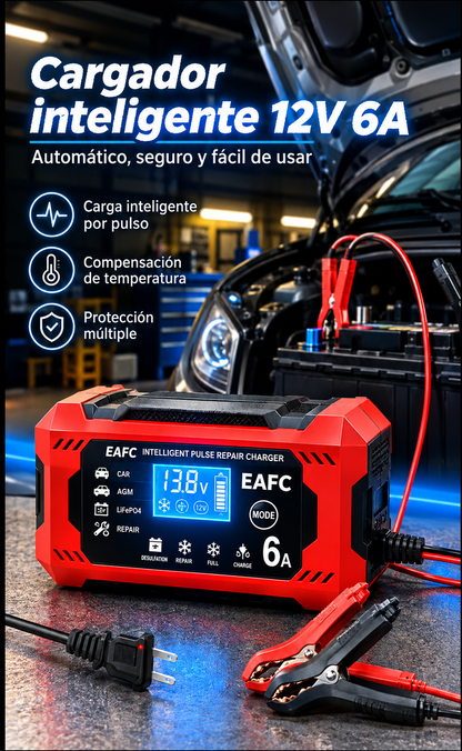 *PowerShield 12V/6A* - Super Iniciador para baterías