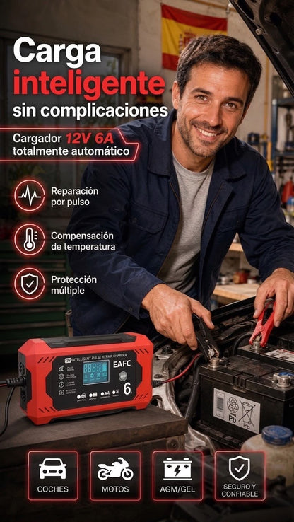 *PowerShield 12V/6A* - Super Iniciador para baterías